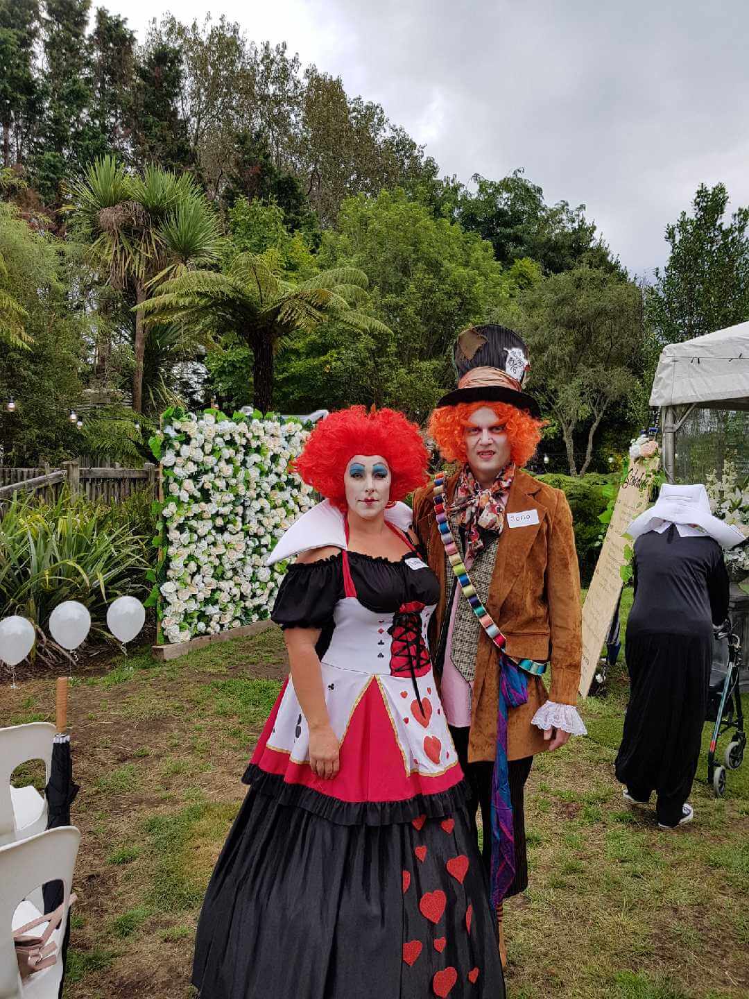 Queen Of Hearts And Mad Hatter Totally Frocked